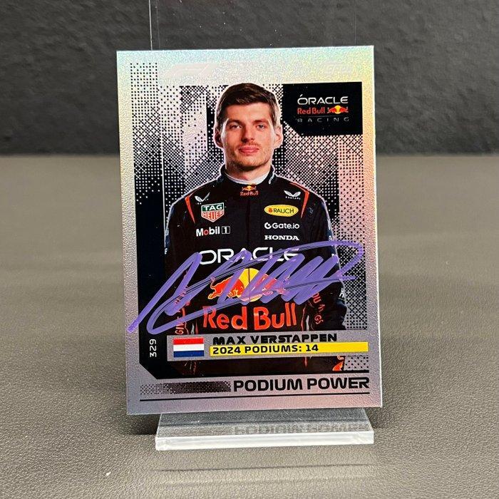 Red Bull Racing - Topps 329 Podium Power Signed Signed - Max, Verzamelen, Automerken, Motoren en Formule 1