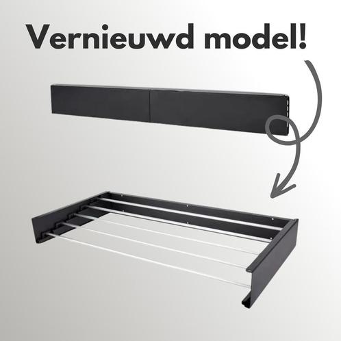 Nieuw - Droogrek - Wasrek - uitklapbaar - wanddroogrek zwart, Tuin en Terras, Droogmolens en Wasrekken, Wasrek, Nieuw, Ophalen of Verzenden