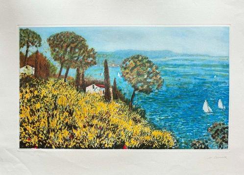 Michele Cascella (1892-1989) - Ginestre in riva al mare, Antiek en Kunst, Antiek | Overige Antiek