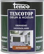Tencotop Deur & Kozijn Hoogglans - 750ml - Antiekbruin, Nieuw, Verzenden