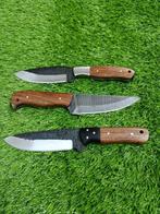 Keukenmes - Keukentafel huidmesjes met leren schede -, Antiek en Kunst