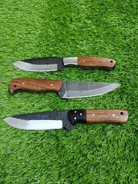 Keukenmes - Keukentafel huidmesjes met leren schede -, Antiek en Kunst, Antiek | Keukenbenodigdheden