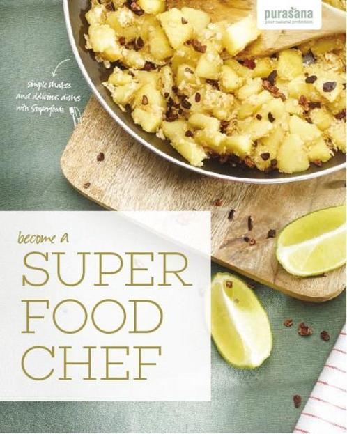 Become a Super Food Chef 9789079881376 Purasana, Boeken, Kinderboeken | Jeugd | 13 jaar en ouder, Zo goed als nieuw, Verzenden