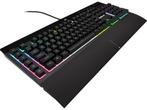 Corsair K55 RGB Pro XT Qwerty Gaming Toetsenbord - Zwart, Verzenden, Nieuw