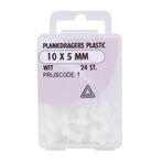 Deltafix Subtiele plankdragers - plastic - 10 x 5 mm - se..., Huis en Inrichting, Ophalen of Verzenden, Nieuw