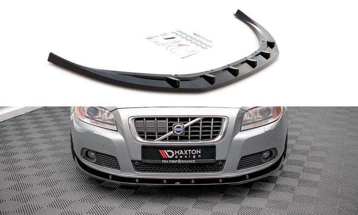 Voorspoiler V.1 Volvo V70 MK3 Maxton Glans Zwart, Auto-onderdelen, Carrosserie en Plaatwerk, Ophalen of Verzenden