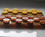 Bordspel - Checkers Set - Baltische barnsteen