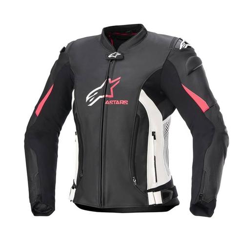 Alpinestars Stella GP Plus V4 Leren Jas Zwart Wit Diva Roze, Motoren, Kleding | Motorkleding, Dames, Nieuw met kaartje, Jas | textiel