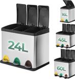 Prullenbak - Afvalbak - Vuilnisbak - 24 Liter - Zilver - Jag, Verzenden, Zo goed als nieuw