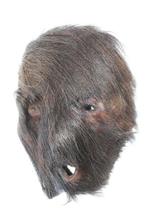 Oude lederen masker Masker Magar sjamaan 24,5 cm Himalaya -