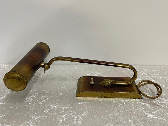 Bureaulamp - Messing - Bureaulamp/Pianolamp, Antiek en Kunst, Curiosa en Brocante