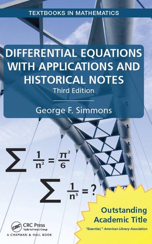 9781498702591 Differential Equations with Applications an..., Boeken, Schoolboeken, Zo goed als nieuw, Verzenden