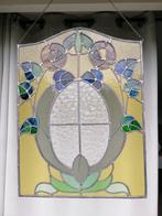 Art Deco Glas-in-loodraam - 1920-1930 - Bloemen