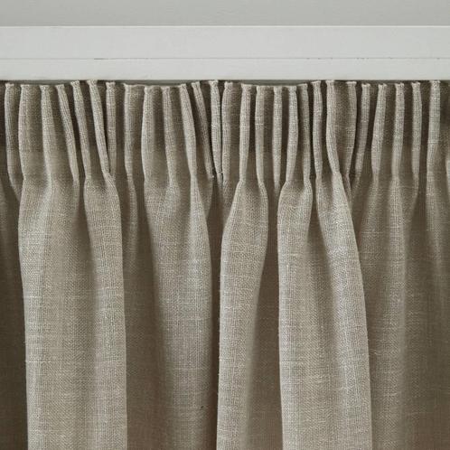 transparant gordijn naturel  140 x 280 cm (Raamdecoratie), Huis en Inrichting, Stoffering | Gordijnen en Lamellen, Nieuw, Verzenden