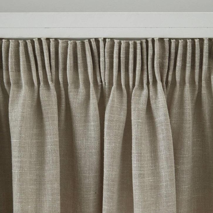 transparant gordijn naturel  140 x 280 cm (Raamdecoratie), Huis en Inrichting, Stoffering | Gordijnen en Lamellen, Nieuw, Verzenden