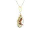 Halsketting - 14 karaat Geel goud - 1.52ct. tw. Diamant, Nieuw