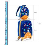 2 Stuks Kinder Bagage Set 32cm & 51cm Kinderen Hand Bagage S