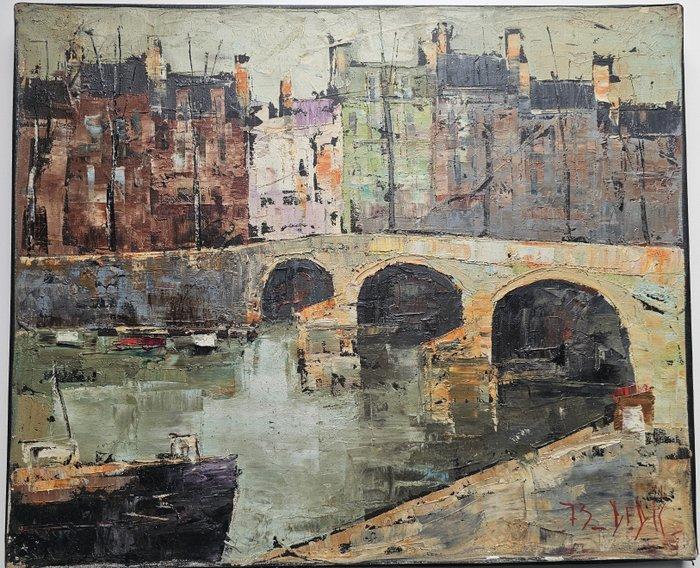 Drago Dedi ( - Gezicht op de Pont Neuf, Parijs, Antiek en Kunst, Kunst | Schilderijen | Klassiek