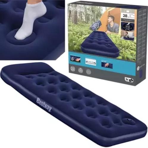 Bestway Luchtbed met Ingebouwde Pomp 185 x 76 x 22 cm - S..., Caravans en Kamperen, Slaapzakken, Nieuw, Ophalen of Verzenden