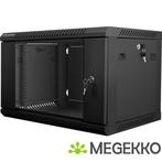 Lanberg WF01-6406-10B rack 6U Wandrek Zwart, Verzenden, Nieuw