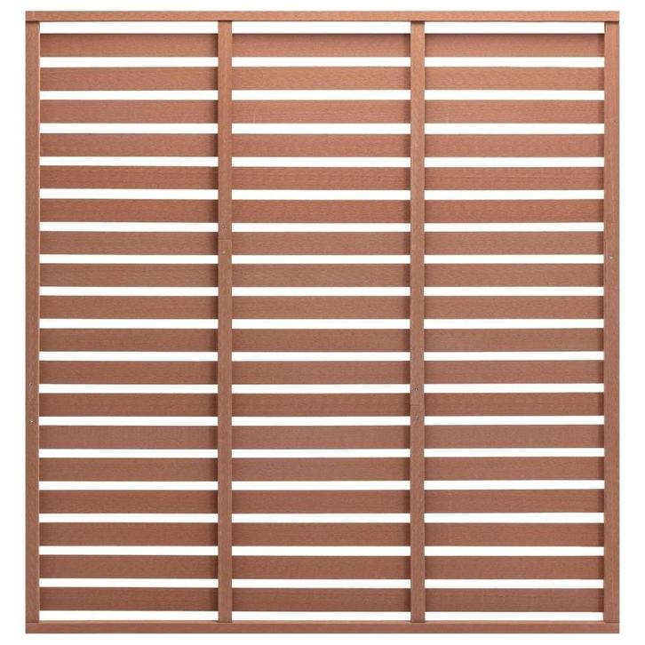 Tuinhek 180x180cm hkc bruin | retourdeal | 47% korting, Tuin en Terras, Tuinhekken en Hekwerk, Nieuw, Kunststof, Tuinhek, Ophalen of Verzenden