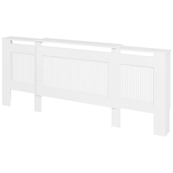 TRUUSK Uitschuifbare Radiatorombouw - Met Plank - Lamellen -, Doe-het-zelf en Verbouw, Verwarming en Radiatoren, Nieuw, Verzenden