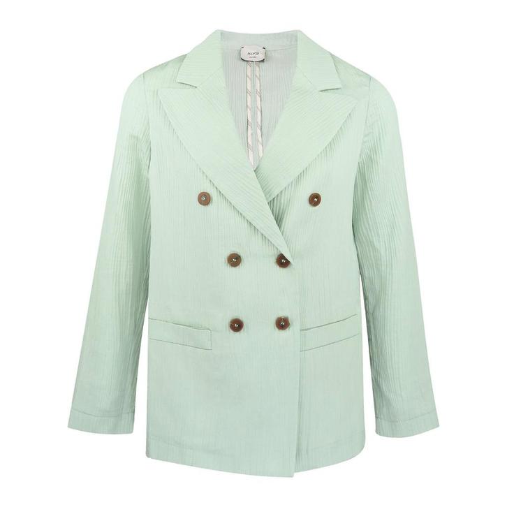 Alysi • lichtgroene blazer • 32 (IT38), Kleding | Dames, Truien en Vesten, Groen, Nieuw, Maat 34 (XS) of kleiner, Verzenden