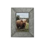 fotolijst koehuid grijs 15x10cm, Huis en Inrichting, Verzenden, Nieuw