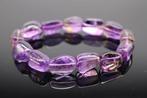 ***NO RESERVE*** Ametrine - Stretch Power Armband - Nuggets, Verzamelen, Mineralen en Fossielen