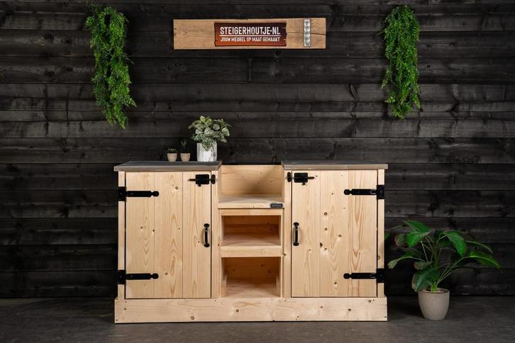 Buitenkeuken Bouwpakket Rico - Steigerhout, Huis en Inrichting, Woonaccessoires | Overige, Nieuw