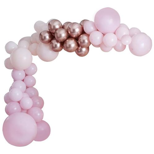 Roze Ballonnenboog 5m, Hobby en Vrije tijd, Feestartikelen, Nieuw, Verzenden