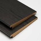 Zweeds rabat douglas | zwart gespoten| potdeksel | schutting, Doe-het-zelf en Verbouw, Hout en Planken, Geïmpregneerd, Minder dan 25 mm