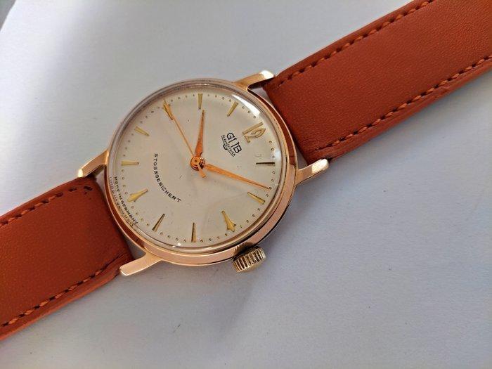 GUB Glashütte - cal. 60.1, mens gold plated - Zonder, Sieraden, Tassen en Uiterlijk, Horloges | Heren