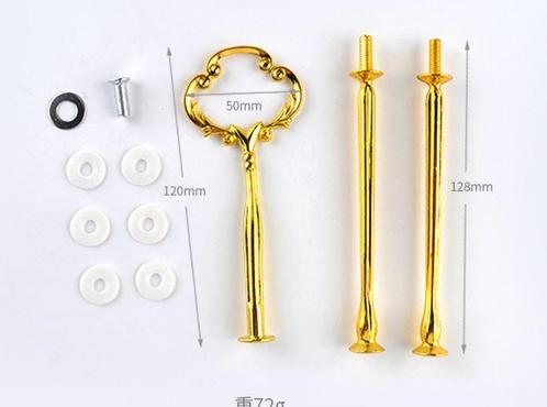 Benodigdheden voor siliconenmal etagiere goud 024318 epoxy, Hobby en Vrije tijd, Knutselen, Nieuw, Ophalen of Verzenden