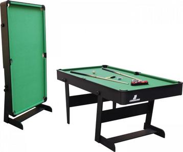Cougar Hustle XL opklapbare Pooltafel in Zwart - 6ft. Poolbi beschikbaar voor biedingen