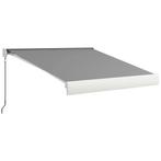 TRUUSK Elektrisch Knikarm Zonnescherm 3m - Met Handslinger &, Verzenden