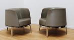 Materia - Carl Öjerstam - Fauteuil (2) - Omni - Leder, Antiek en Kunst, Antiek | Meubels | Stoelen en Banken
