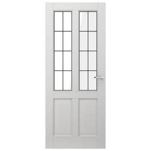 Weekamp binnendeur WK6542-B2 93x231,5 (Opdek rechtsdraaiend), Doe-het-zelf en Verbouw, Deuren en Horren, Nieuw, Glas, Hout, Binnendeur