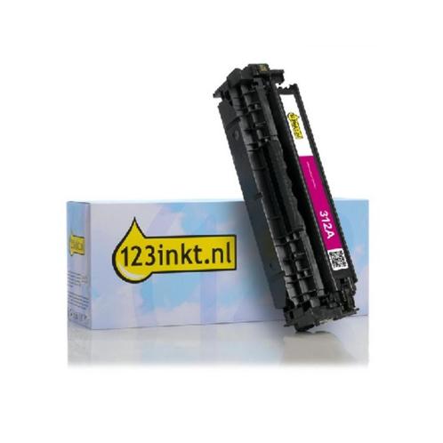 123inkt HP 312A (CF383A) Toner Magenta | Nieuw, Computers en Software, Printerbenodigdheden, Nieuw, Ophalen of Verzenden