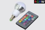 LED Bollamp RGB + Koel Wit - 5 Watt - E14, Nieuw, Modern, Ophalen of Verzenden
