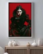 Ksavera - Queen of wine DS0802B - unique canvas - READY to, Antiek en Kunst