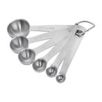 Maatlepels Set RVS | 6 stuks | 0,62ml, 1,25ml, 2,5ml, 5ml,, Verzenden, Nieuw in verpakking