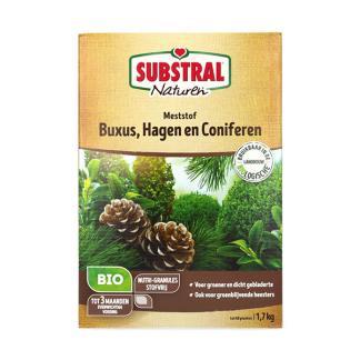 Buxus, hagen en coniferen mest | Substral Naturen | 1.7 kg, Tuin en Terras, Aarde en Mest, Verzenden