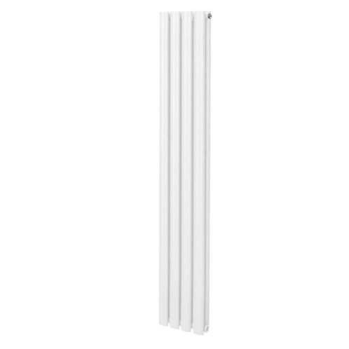 Ovale Kolomradiator - 1600mm x 240mm - Wit, Doe-het-zelf en Verbouw, Verwarming en Radiatoren, Verzenden