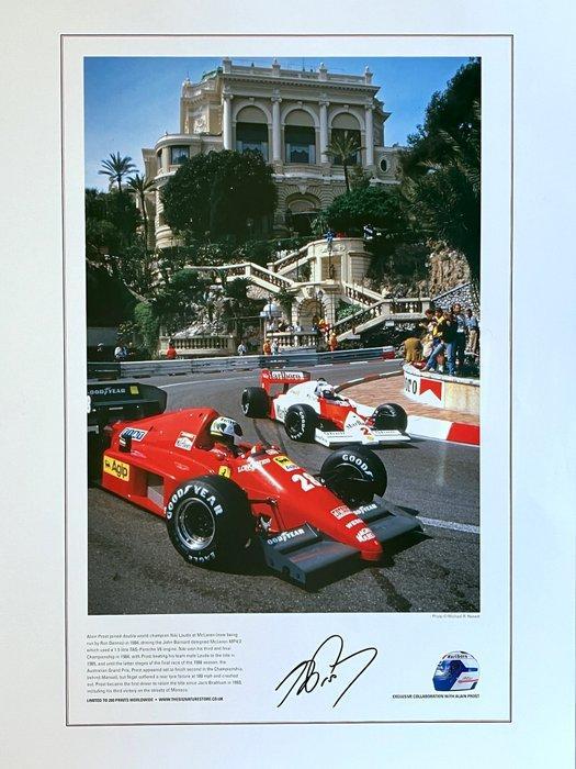 Mclaren - Monaco Grand Prix - Alain Prost - 1984 - Print, Verzamelen, Automerken, Motoren en Formule 1