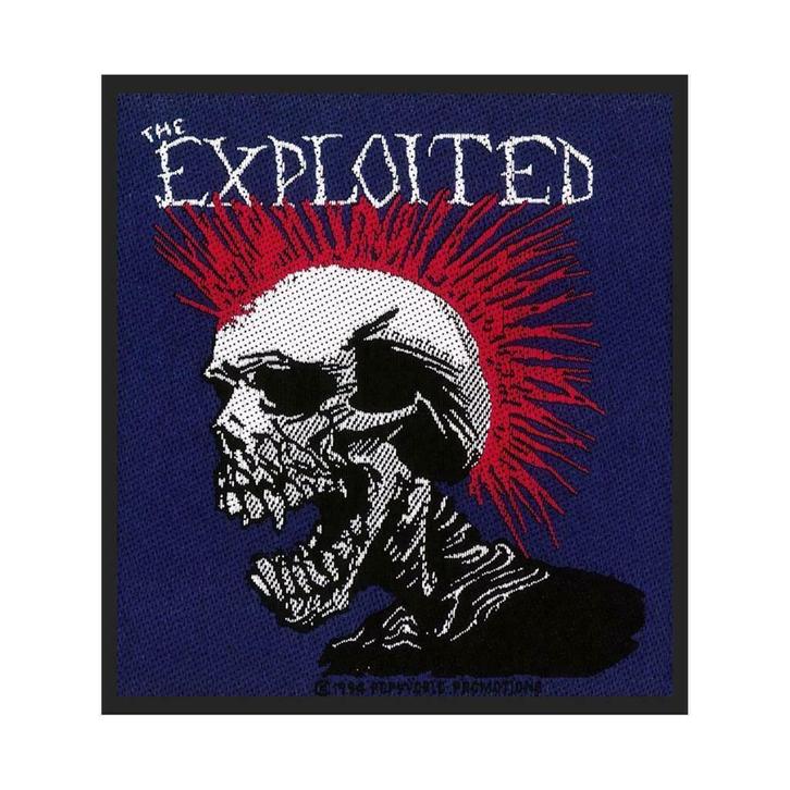 The Exploited Mohican Patch officiële merchandise, Verzamelen, Muziek, Artiesten en Beroemdheden, Kleding, Nieuw, Ophalen of Verzenden
