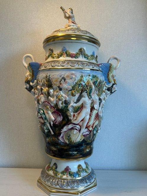 Capodimonte - Gorgeous XXL - Vaas - Porselein - Rococo-stijl, Antiek en Kunst, Antiek | Glas en Kristal