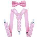 Fako Fashion® - Kinder Bretels Met Vlinderstrik - Stippen -, Kinderen en Baby's, Nieuw, Verzenden