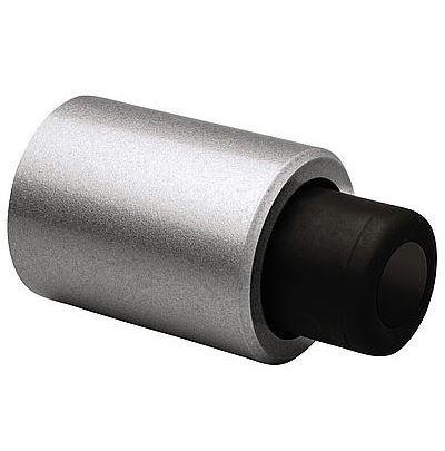 Deurstopper wandmodel geveerde stootbuffer Robusto zilver, Huis en Inrichting, Woonaccessoires | Deurstoppers, Verzenden