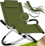 Ligbed - Ligstoel - Zonnebed - Relaxstoel - Khaki - KESSER®, Verzenden, Zo goed als nieuw